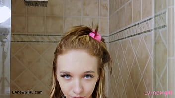 Attractive teen model enjoys a sensual bath Attractive teen model enjoys a sensual bath