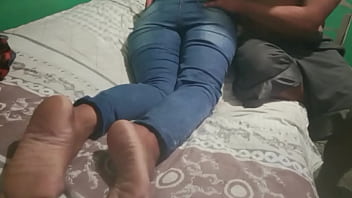 My neighbor comes home tired from work and asks me to give her a massage