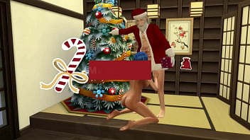 Santa having some fun