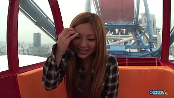 A red haired individual has her hands soiled in public