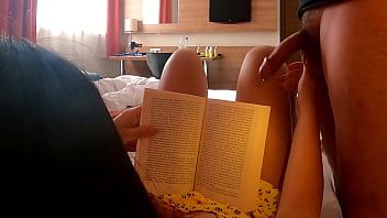 Sexy and horny big boobs big booty brunette slut teases a big dick by playing with balls and sensual touching and teasing