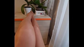 My legs are waiting for your caresses sweet