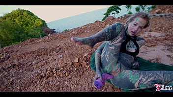 Tattoo teen public anal masturbation and piss