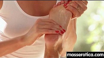 Gorgeous masseuse explores the body of a sexy lesbian beauty 19