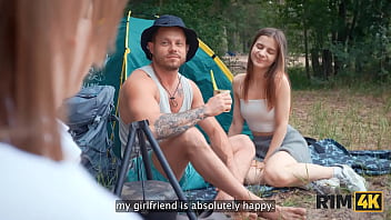 Rim4k anal sex and rimming between different couples in tents