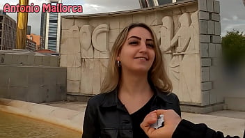 Slutty spanish stranger is down to fuck after a condom prank Slutty spanish stranger is down to fuck after a condom prank