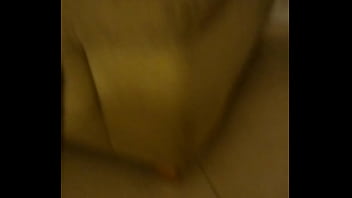 Curly girl sucking in hidden camera