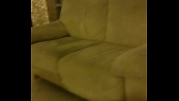 Curly girl sucking in hidden camera