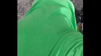 Taking an exercise routine i learned indoors and privately practicing it outdoors 1