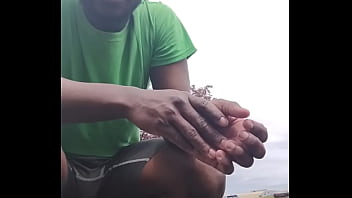 Taking an exercise routine i learned indoors and privately practicing it outdoors 1