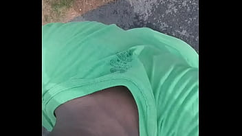 Taking an exercise routine i learned indoors and privately practicing it outdoors 1