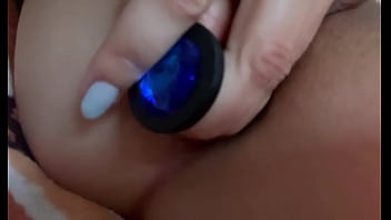 Close up anal adventure spread out on my back legs wide i offer an intimate view of both my eager holes ️