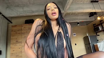 Big tits teen anal queen squirts in reverse cowgirl with rimjob