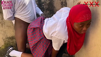 Black students fuck outside the class