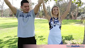 Long legged sportsy teen gets her pussy filled