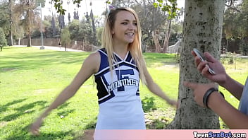 Long legged sportsy teen gets her pussy filled