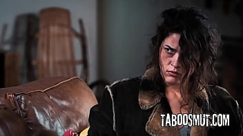 Homeless babe fucks with married man