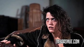 Homeless babe fucks with married man