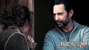 Homeless babe fucks with married man