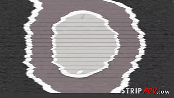 Girl next door performs her first lapdance