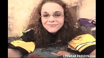 Wild amateurs in sexy legwear and stockings