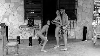 Teen prostitutes in swimsuits butt twisting near a guy Teen prostitutes in swimsuits butt twisting near a guy