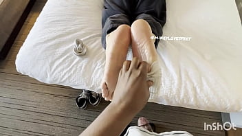 Said he was he’d “try anything once ”so i told “lie down”