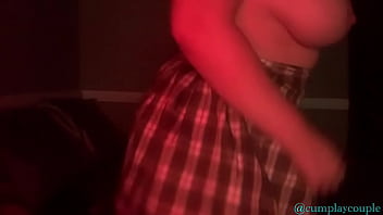 Strip teasing little whore cumplaycouple