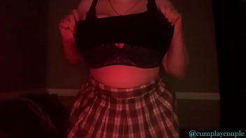 Strip teasing little whore cumplaycouple