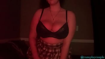Strip teasing little whore cumplaycouple