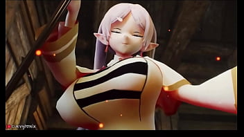 Huge boobs firm boobs 3d