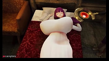 Huge boobs firm boobs 3d