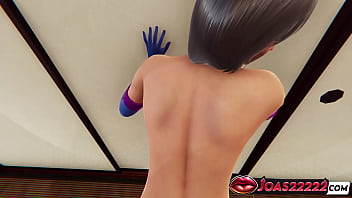 Shinobi anime girl with huge boobs rule34 animation white lingerie thighjob doggy style fuck & tied shibari fuck ending cum inside tight pussy in honey select 2