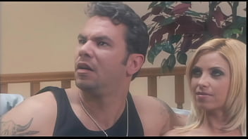 Allysin chaynes boned on the couch with big tits bouncing