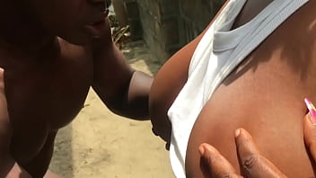 Chubby Slut Showcasing Her Boobs And Ass Outside The Compound To Entice Her Next Door Neighbor To Give Her A Feel Of His Huge Sex On The Outdoor Hits Differently Full Video On Xvideos Red Sheer thumbnail