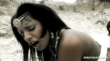 Black angelika and kyra black have interracial foursome