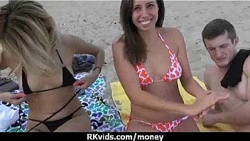 Hot sexy amateur babe needs a lift and takes cash 27