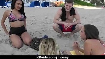 Hot sexy amateur babe needs a lift and takes cash 27