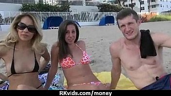 Hot sexy amateur babe needs a lift and takes cash 27