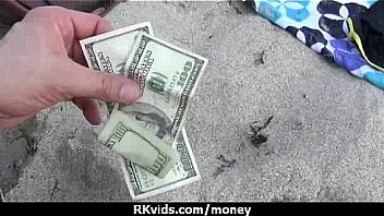 Hot sexy amateur babe needs a lift and takes cash 27