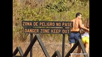 Judith fox and rita faltoyano get fucked outdoors on a pile of rocks