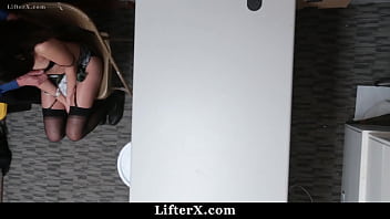 The suspect is taken to a backroom for a strip search revealing the officer's suspicions were correct lifterx