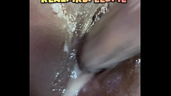 Creaming all on my fingers