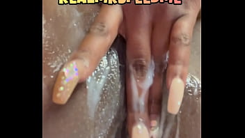 Creaming all on my fingers