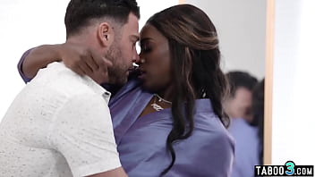 Big cocked dude fucking a black babe pretty face and dark pussy hard Big cocked dude fucking a black babe pretty face and dark pussy hard