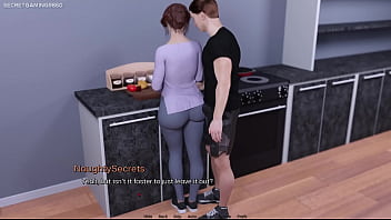 Pervert can't stop kissing and touching stepmom big juicy ass and big breast while she cooks heart problems 24 by xenorav
