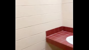 Teen got fingered by a stranger in a public restroom