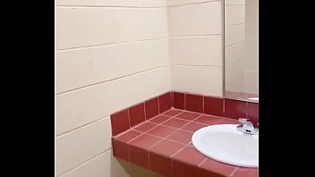 Teen got fingered by a stranger in a public restroom
