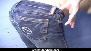 Gloryhole ebony girl booty shake and suck 22