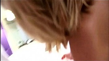 Blonde gets filled with cock